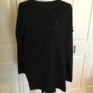 Vintage Andrea Jovine  Tunic-Beaded Jewels